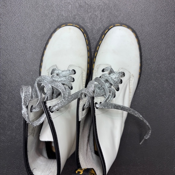 White Doc Marten Boots - Picture 3 of 7